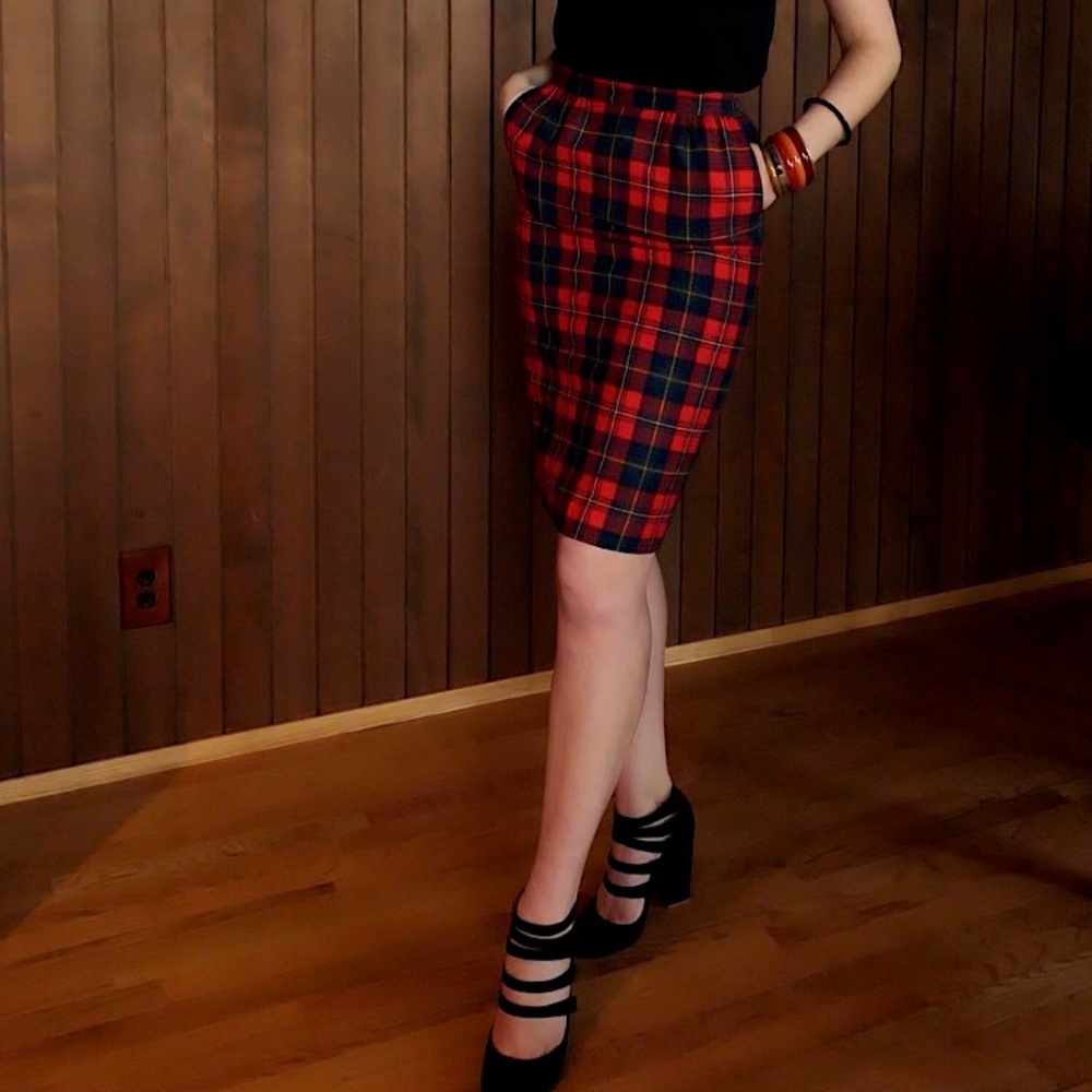 100% Wool Pendleton Skirt